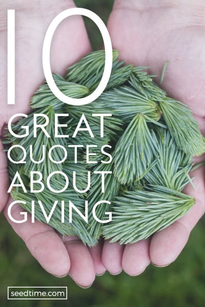 10 Great Quotes About Giving