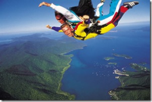 sky dive