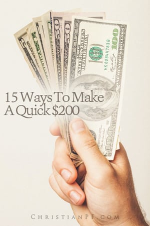 15 Ways to Make a Quick $200